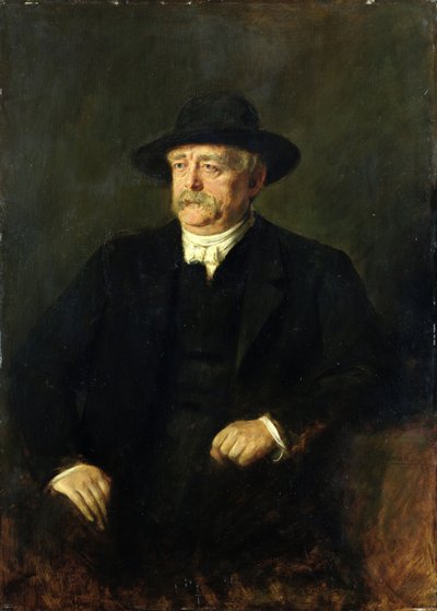 Kanselier Otto von Bismarck (1815-98), 1849 door Franz Seraph von Lenbach